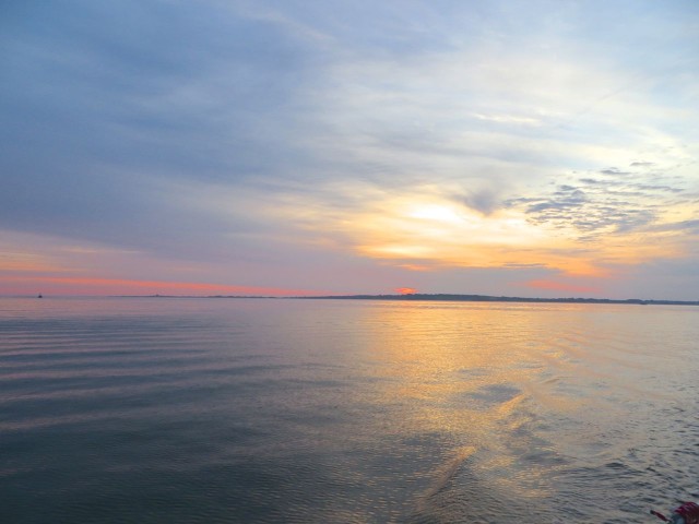 A sunrise farewell to Block Island