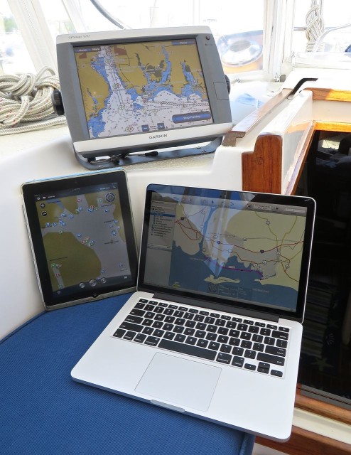 Garmin 5212 with Homeport on the iPad and the Mac