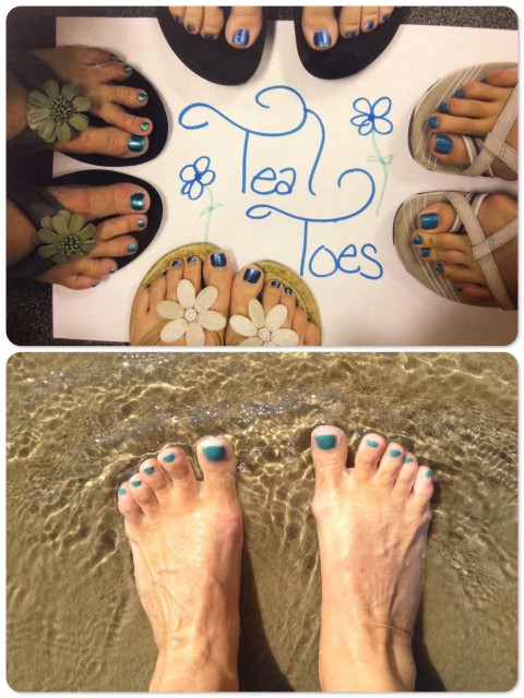 ~Teal Toes at Buttonball Elementary, 2nd Grade, 2012 ~ My "Naughty Nautical /Teal Toes