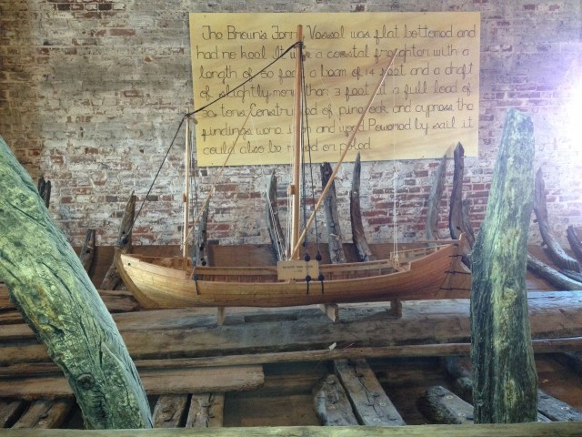 Reconstructed model of the vessel