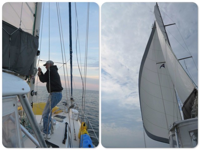 We really do try to sail whenever possible. Really!