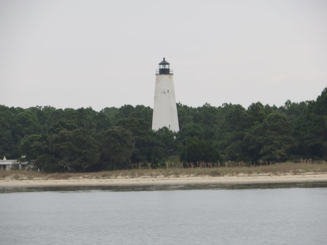 Winyah Light  It took another 2 hours to wind our way from Winyah Inlet, cross the ICW, and then reach Georgetown. We are looking forward to exploring Georgetown for a day.