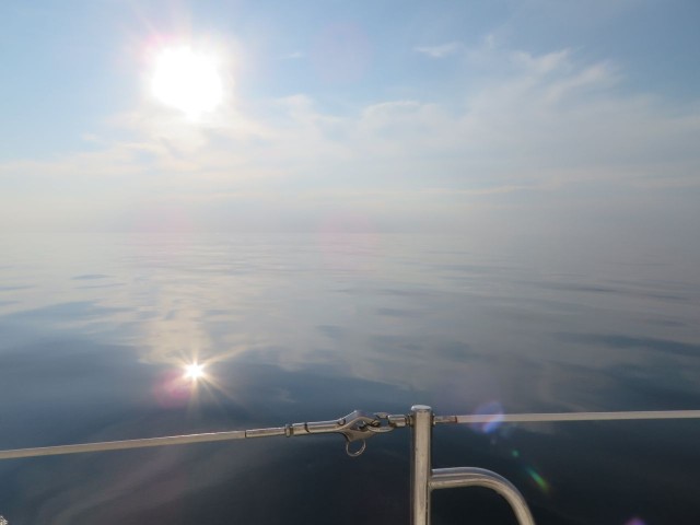 VERY calm and flat seas