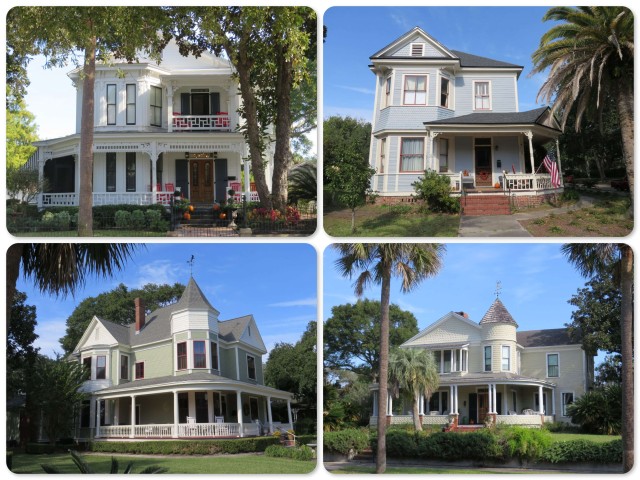 Upper Left, clockwise -~Prescott house (1896) ~Noble Hardy (1902) ~Hirth (1886) ~Baker (1859)