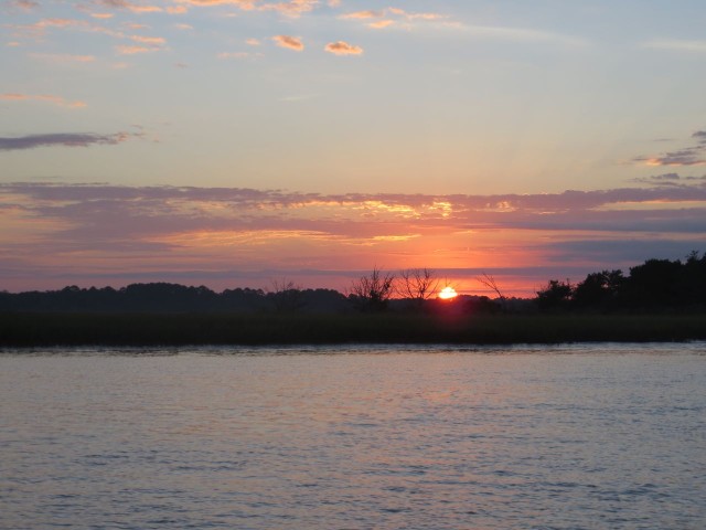 Leaving Fernandina Beach to head for St. Augustine