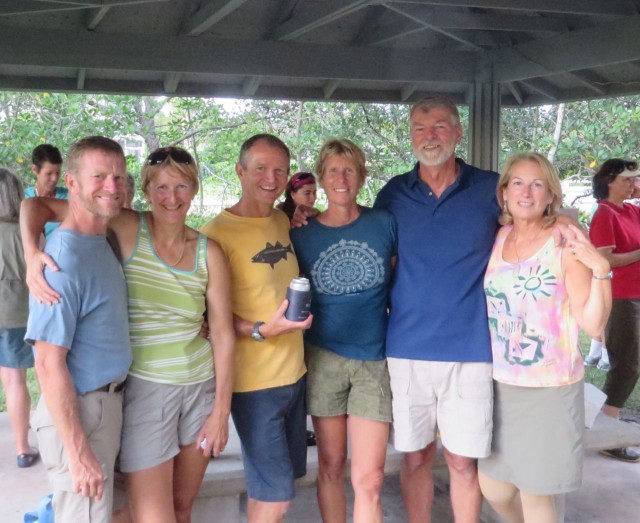 Shennecossett sailors ~Sue and Dave on san clés ~Marcia and Dan on Ctting Class ~Michele and Al on Kindred Spirit