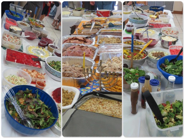 There was no shortage of delicious food!