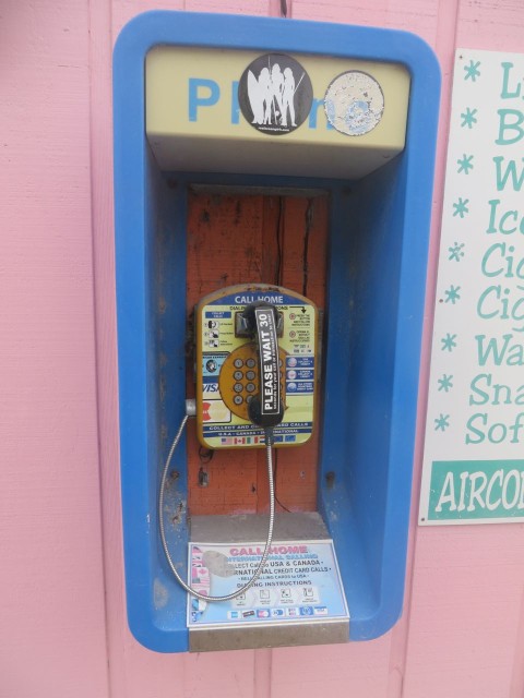 A pay phone! Some of you young folks won't even recognize this.