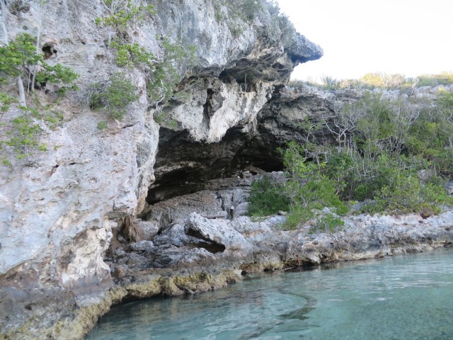 A closer look at one of the caves