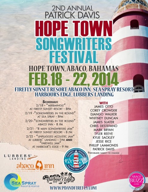 Poster for the Songwriters Festival