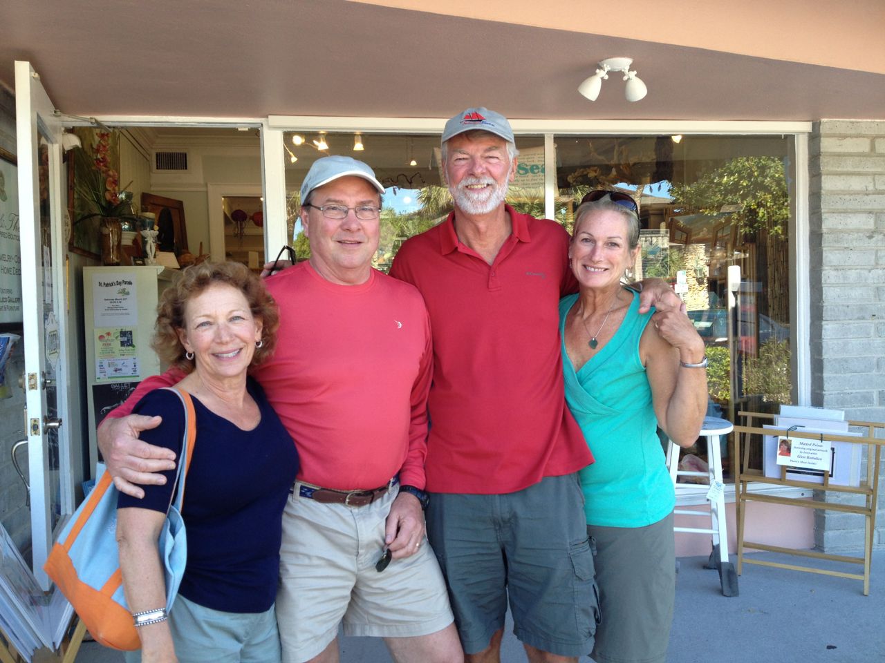 Mary Jo, Dena, Al and me in Vero Beach