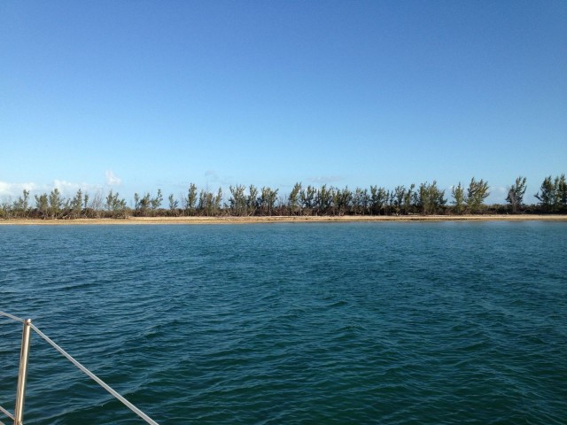 Like Crab Cay, Great Sale isn't much of an island, just mangroves and scrubby brush. It is, however, very popular as the stopping point for staging during a crossing.