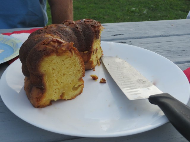 Ending with Rum Cake, officially known as "Great Guana Cay Rum Cake."