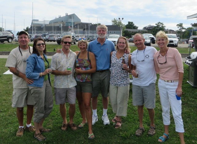 The Bahama gang reunited - Anthony, Annette, Dave, Sue, Al, Michele, Dan, and Marcia