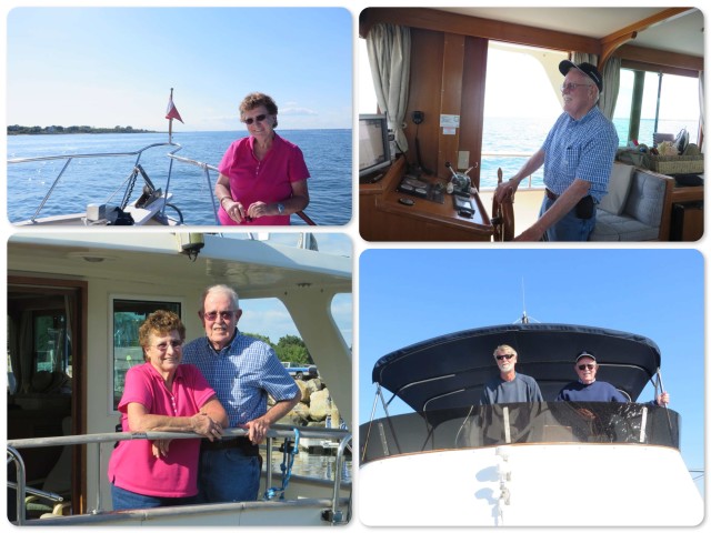 Marge and Jim have been so supportive through our trawler search. This was a great way to thank them and finish this wonderful day.
