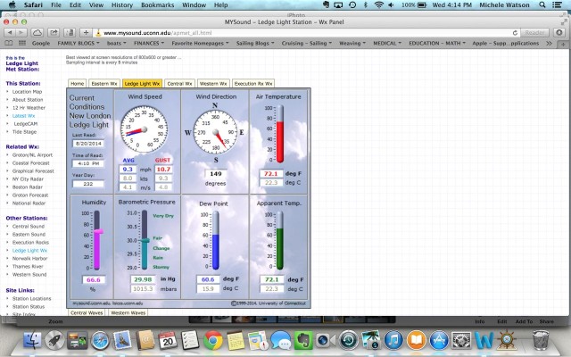 MySound weather station website