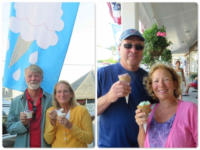 No visit to Watch Hill is complete without a stop at St. Clair Annex for homemade ice cream! Yum!