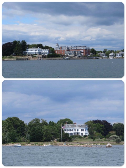 Just before turning into the channel, we pass Stonington.