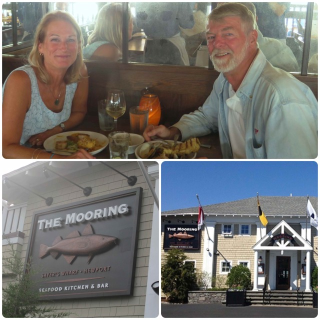 Birthday dinner at the Mooring Restaurant.