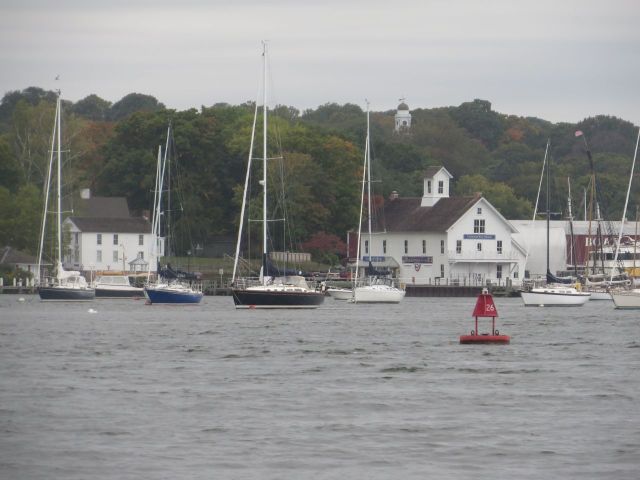 Passing by Essex. We spent many years on a mooring at "The Chandlery."