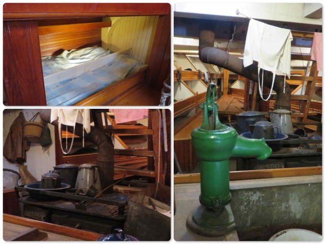 A look around below decks on the Dunton helps one really appreciate today's boat interiors! The galley and guest cabin on Kindred Spirit are far better than this even before our renovations are completed!