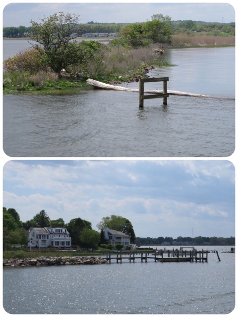 The entrance to North Cove in Old Saybrook.