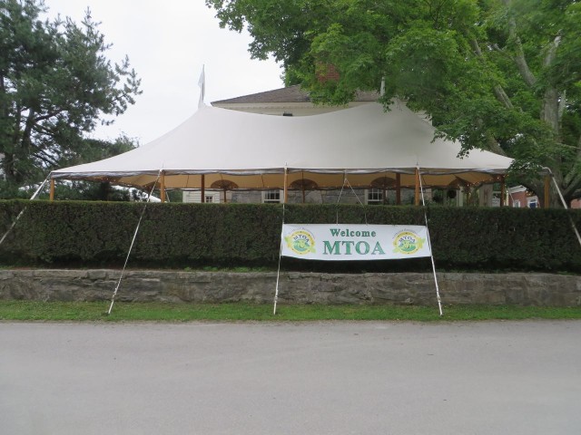 The MTOA tent where we met and ate.