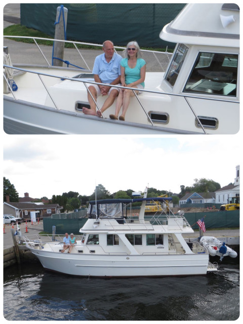 Rob and Anita on Pub Trawler