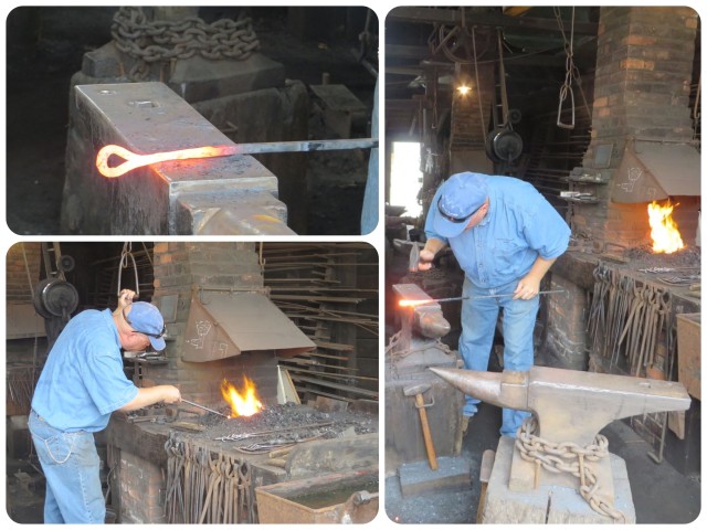 My favorite was the blacksmith. He was excellent at explaining the work.