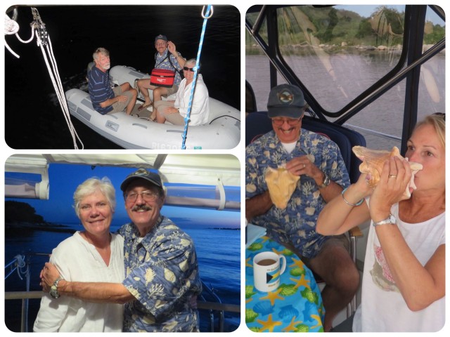 Former neighbors and good friends, Pat and Steve, love the water. We enjoyed a nautical night with good grub and great conversation.