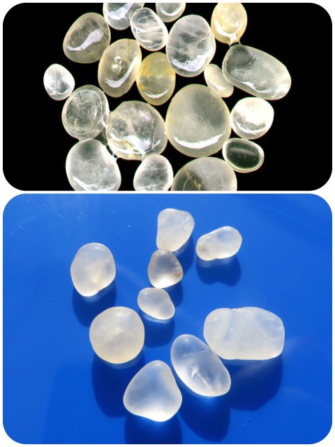 Top picture is from Wikipedia. The bottom is our little cluster of what we think might be Cape May diamonds. I really am not sure! 