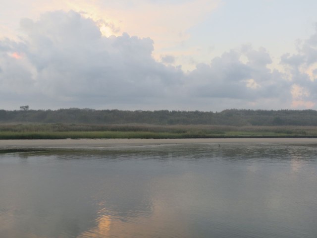 The banks of the Cape May Canal