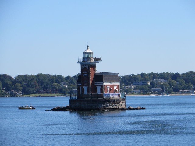 This lighthouse seems to have no name, not even on the charts.