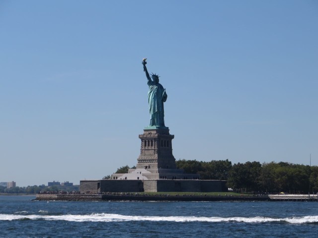 The Statue of Liberty. My photos on our previous trips were much better.