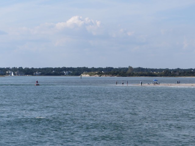 Entering Masonboro Inlet