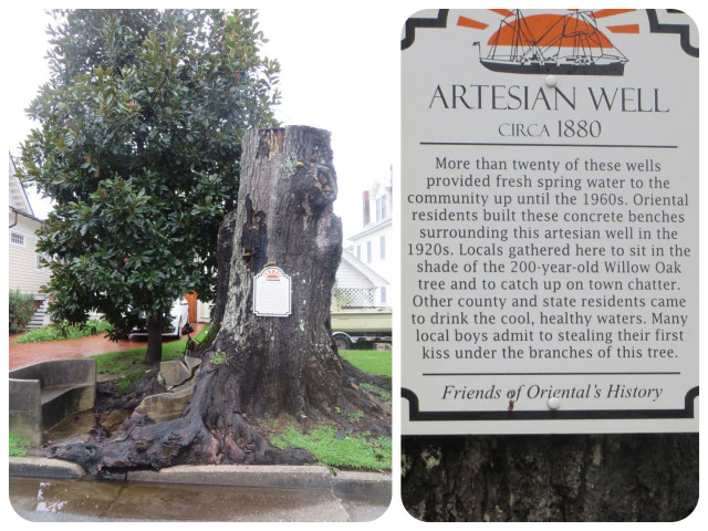 I liked the story of the artesian wells and the concrete bench.