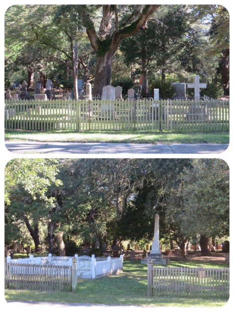 The cemetery, always a point of interest.