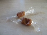 Cori's homemade ("boatmaade"?) caramels