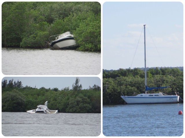 It is surprising to see so many abandoned boats along the sides of the ICW. Surprising and a little sad.