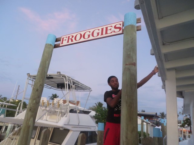 Getting the boat ready to leave the dock.