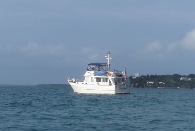 Kindred Spirit, anchored off of Green Turtle Cay