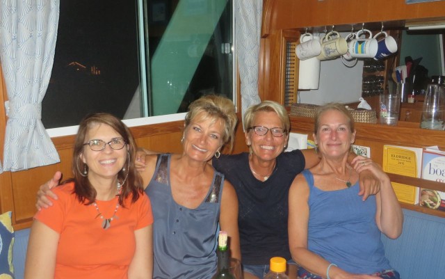 The Admirals: Annette, Carmen, Charlotte, and me