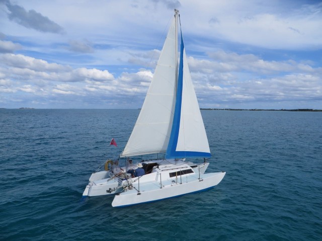 Quest, a trimaran, has finished the race.