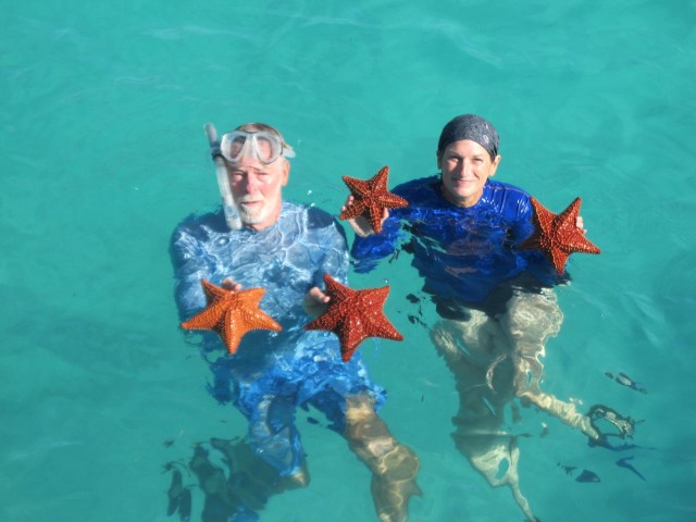 The "star" theme for the day continued - A 4-STARfish day, indeed.