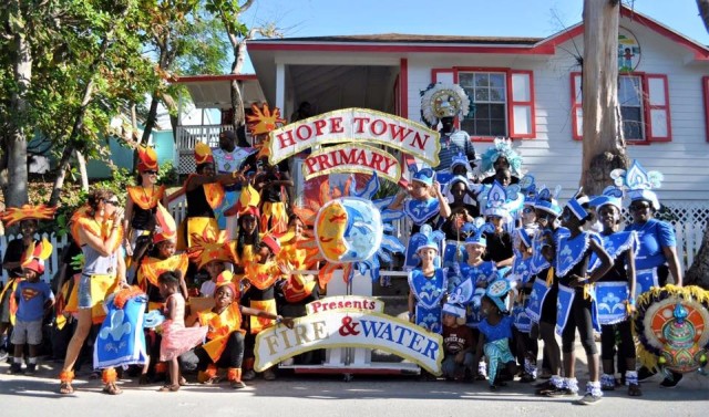 The official Hope Town Junkanoo photo posted on Facebook. 