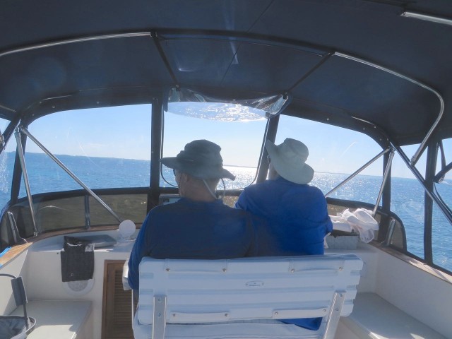 Dan and Al at the helm