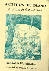 Randolph Johnston's illustrated book, published in 1975, in which he wrote about his life living in the caves (shown on cover). Copies can still be found on eBay and in Hope Town gift shops.