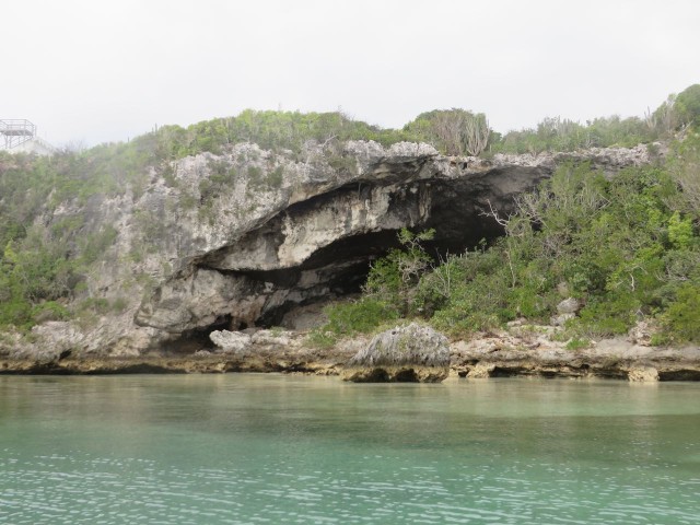 Exterior view of the cave.