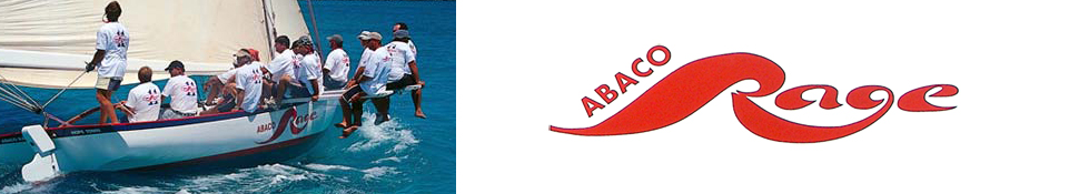 The Abaco Rage's WordPress header - Love the design of the name.