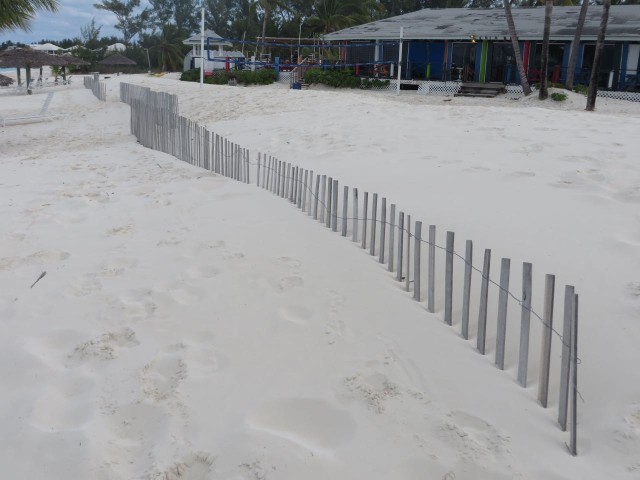A snow fence for the sand!